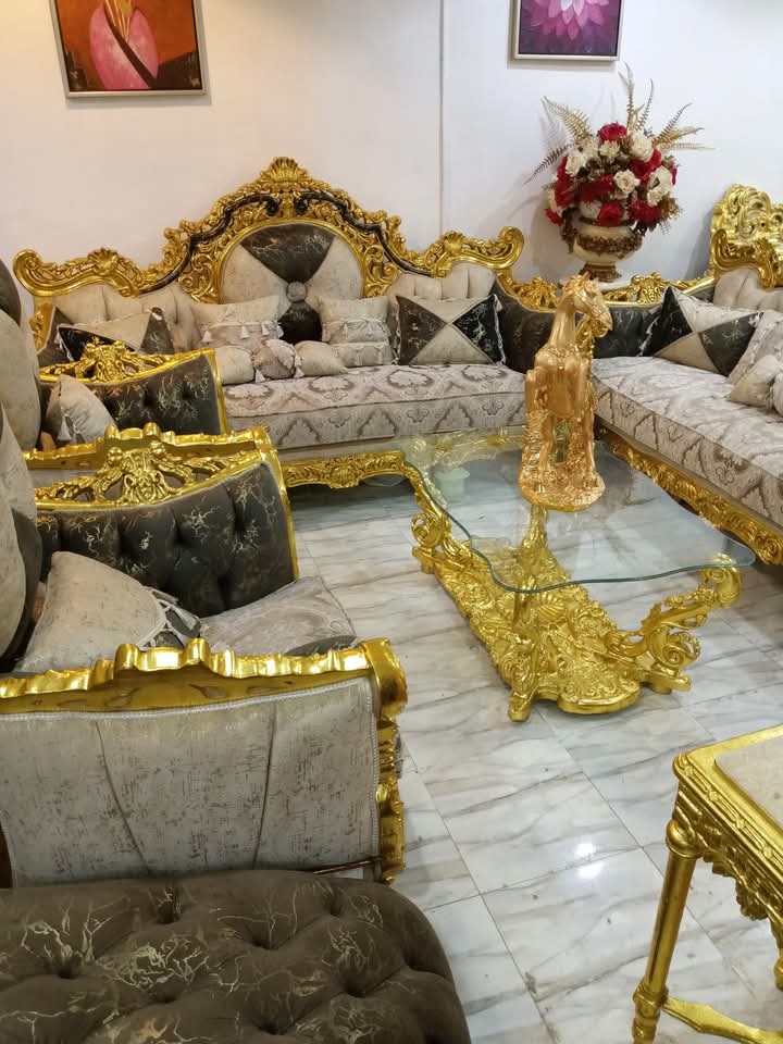 EGYPTIAN ROYAL GOLD SOFA